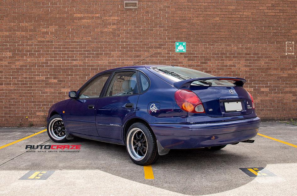 TOYOTA COROLLA TUNING BLACK POLISH LIP